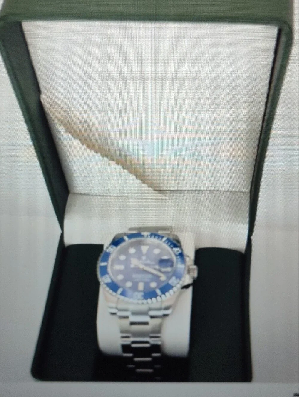 Substitute Men's Stainless Steel Watch - Blue Dial